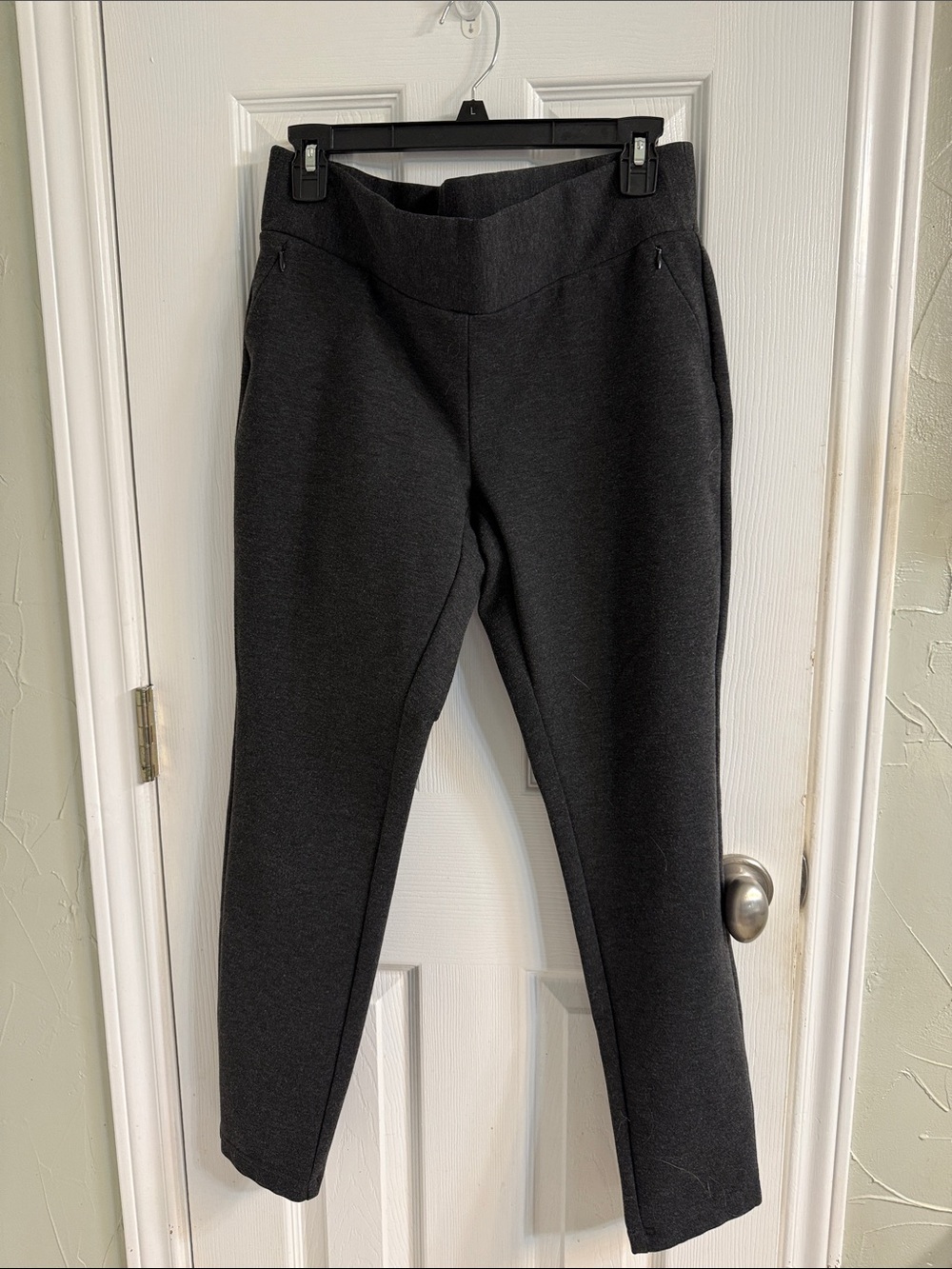 Alfani Dark Charcoal Cropped Ankle Pants